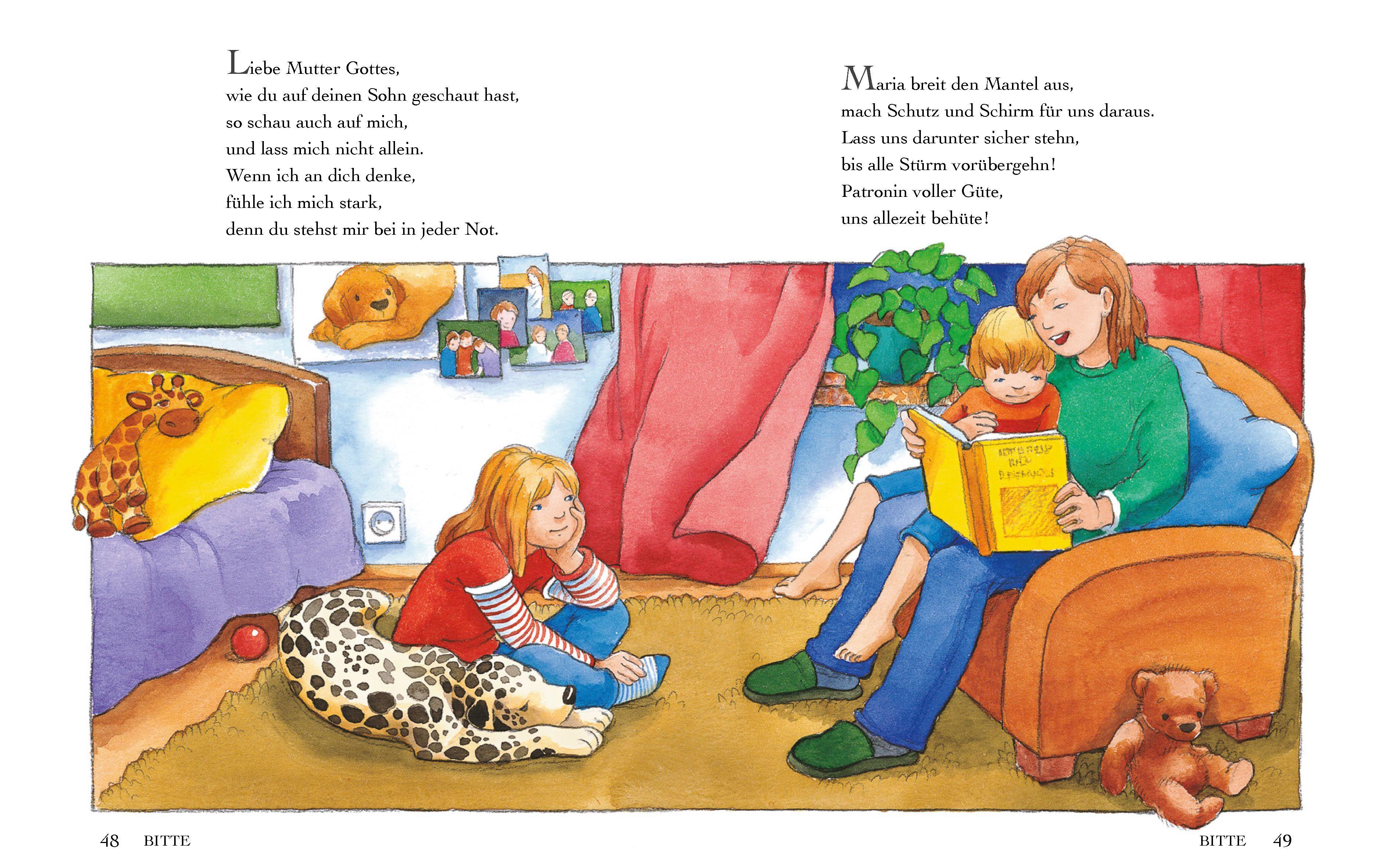 Beispielinhalt (Bild) Die schönsten Kindergebete