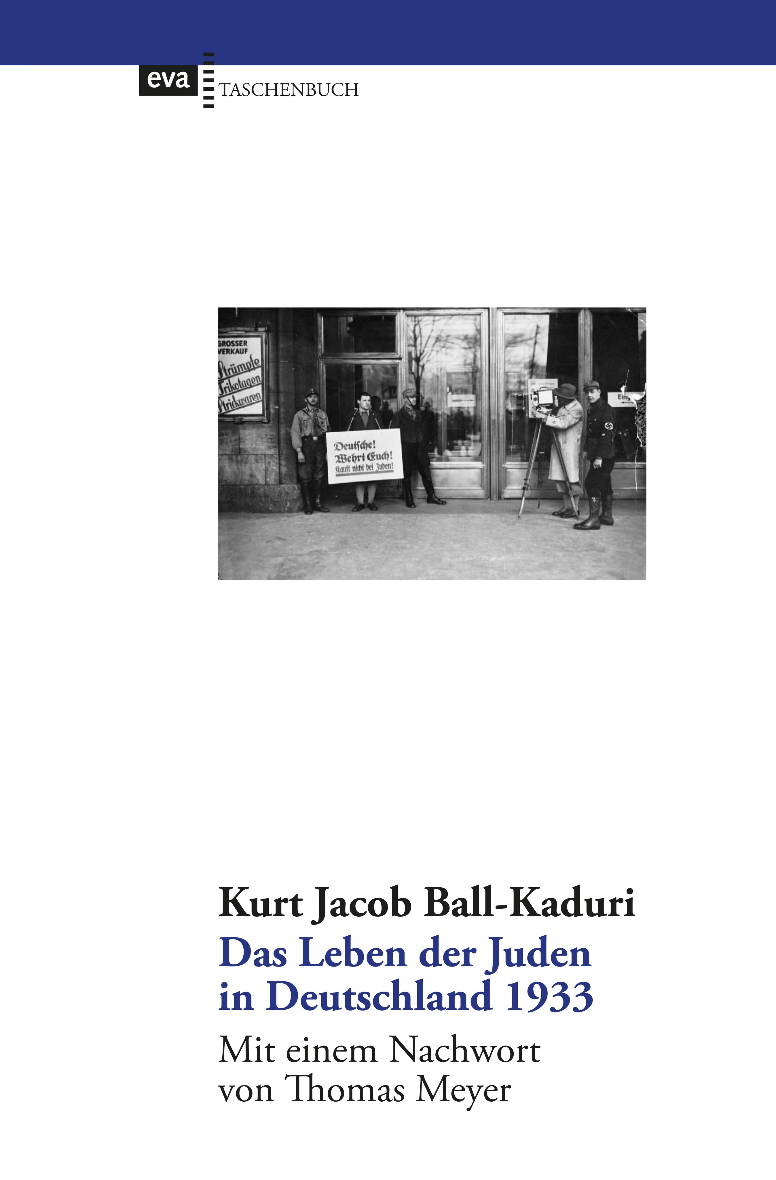 Vorderes Coverbild Das Leben der Juden in Deutschland 1933