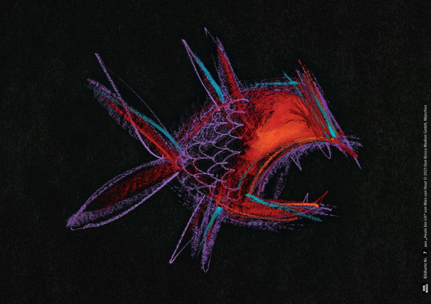 Beispielinhalt (Bild) Heute bin ich. Kamishibai Bildkartenset