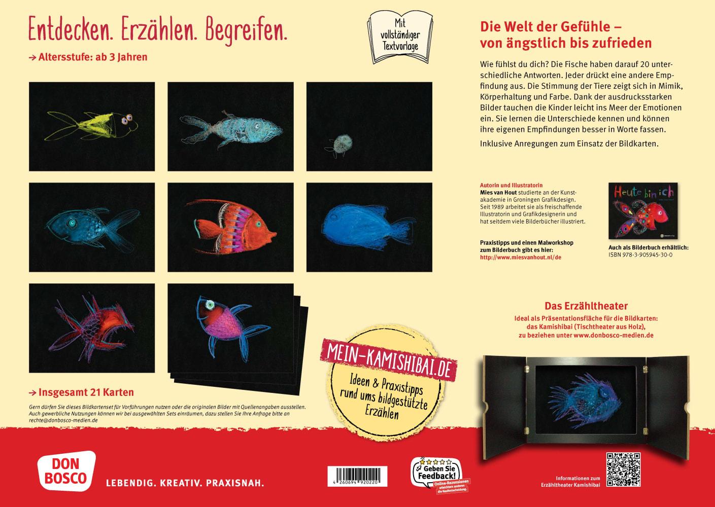 Beispielinhalt (Bild) Heute bin ich. Kamishibai Bildkartenset