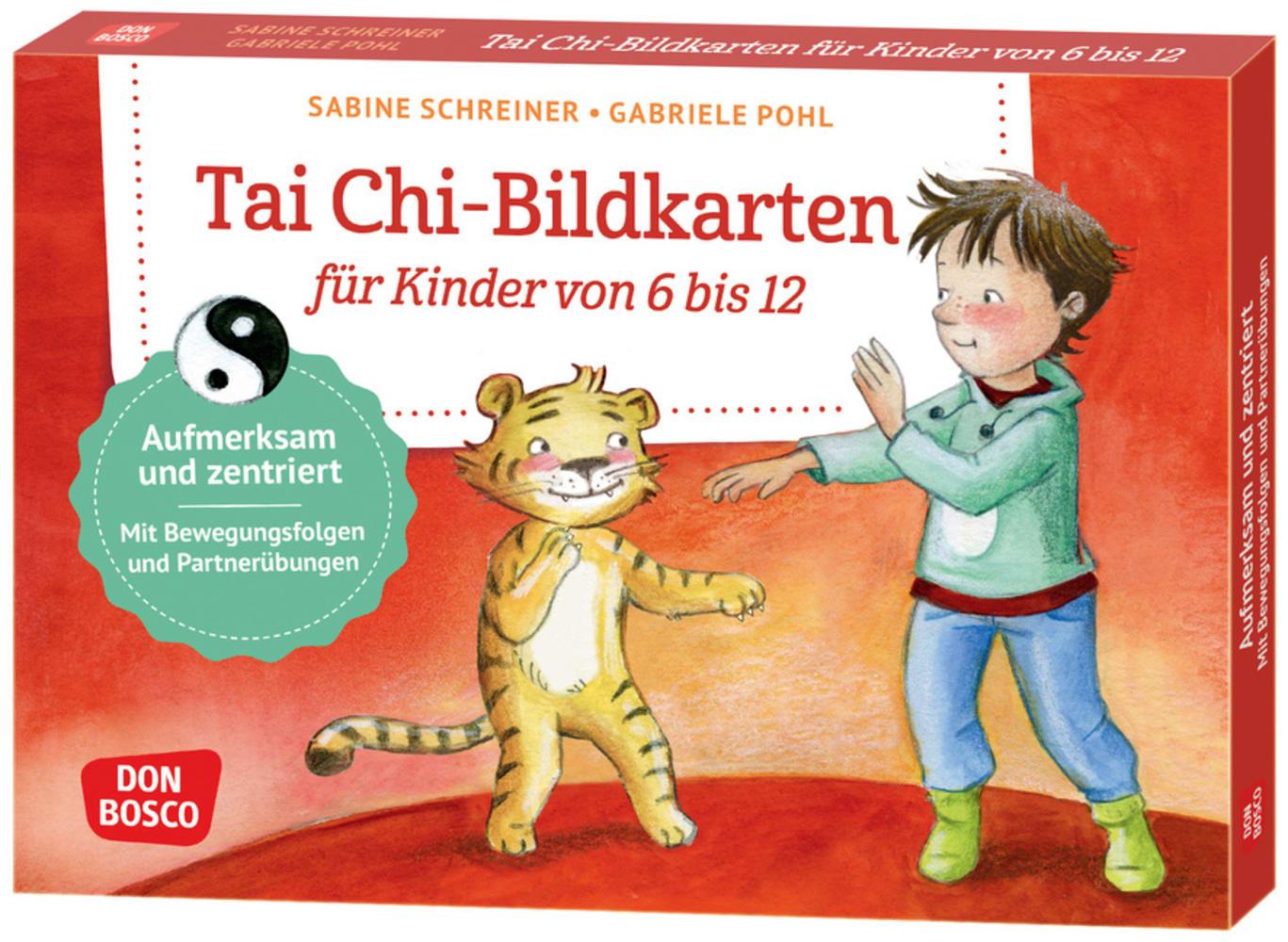 Vorderes Coverbild Tai Chi-Bildkarten für Kinder von 6 bis 12