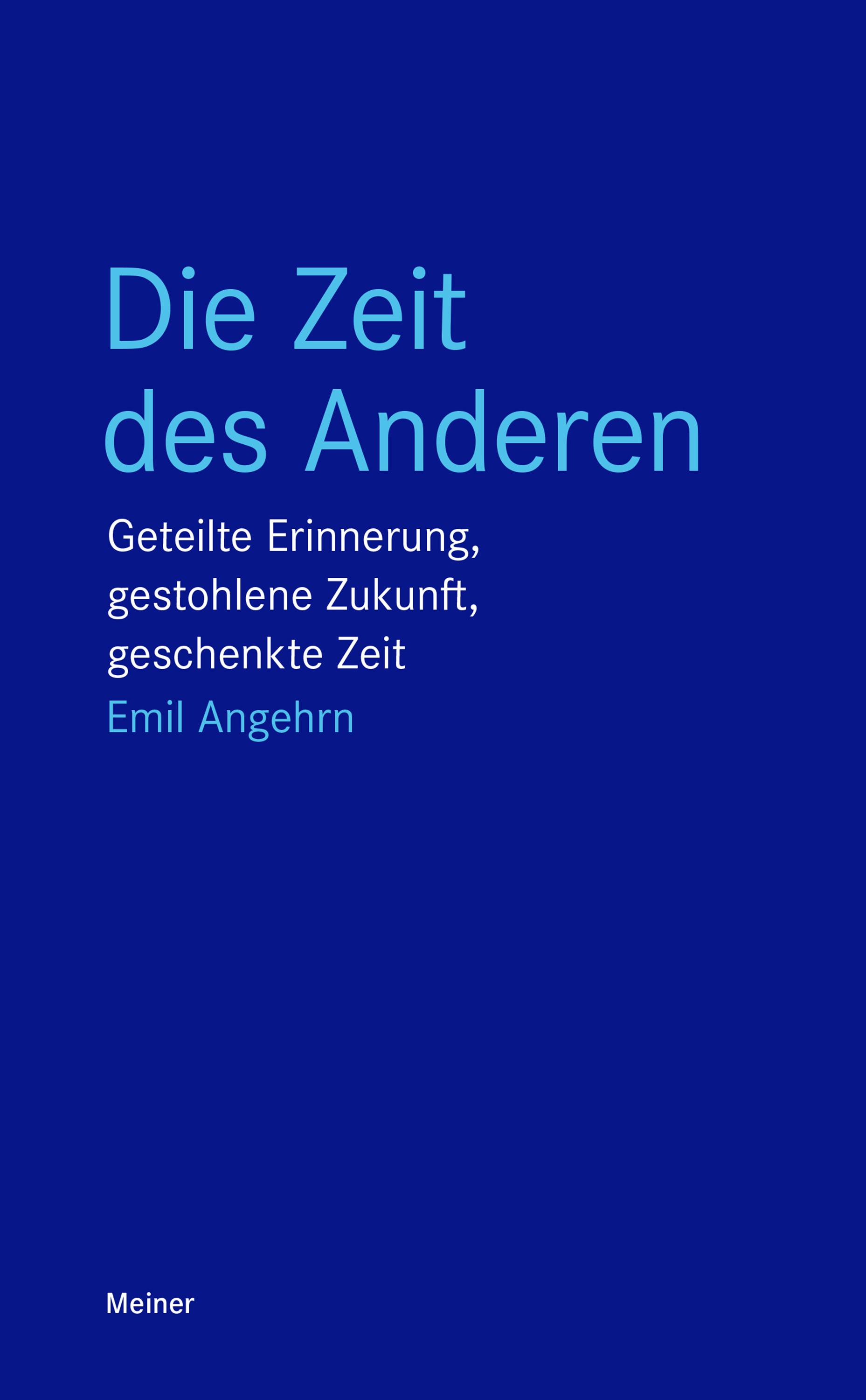 Vorderes Coverbild Die Zeit des Anderen