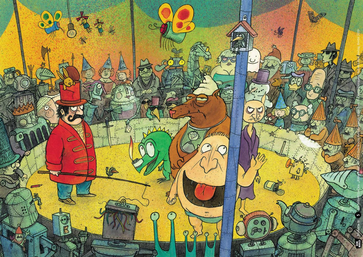 Beispielinhalt (Bild) Ritter Rost. Kamishibai Bildkartenset