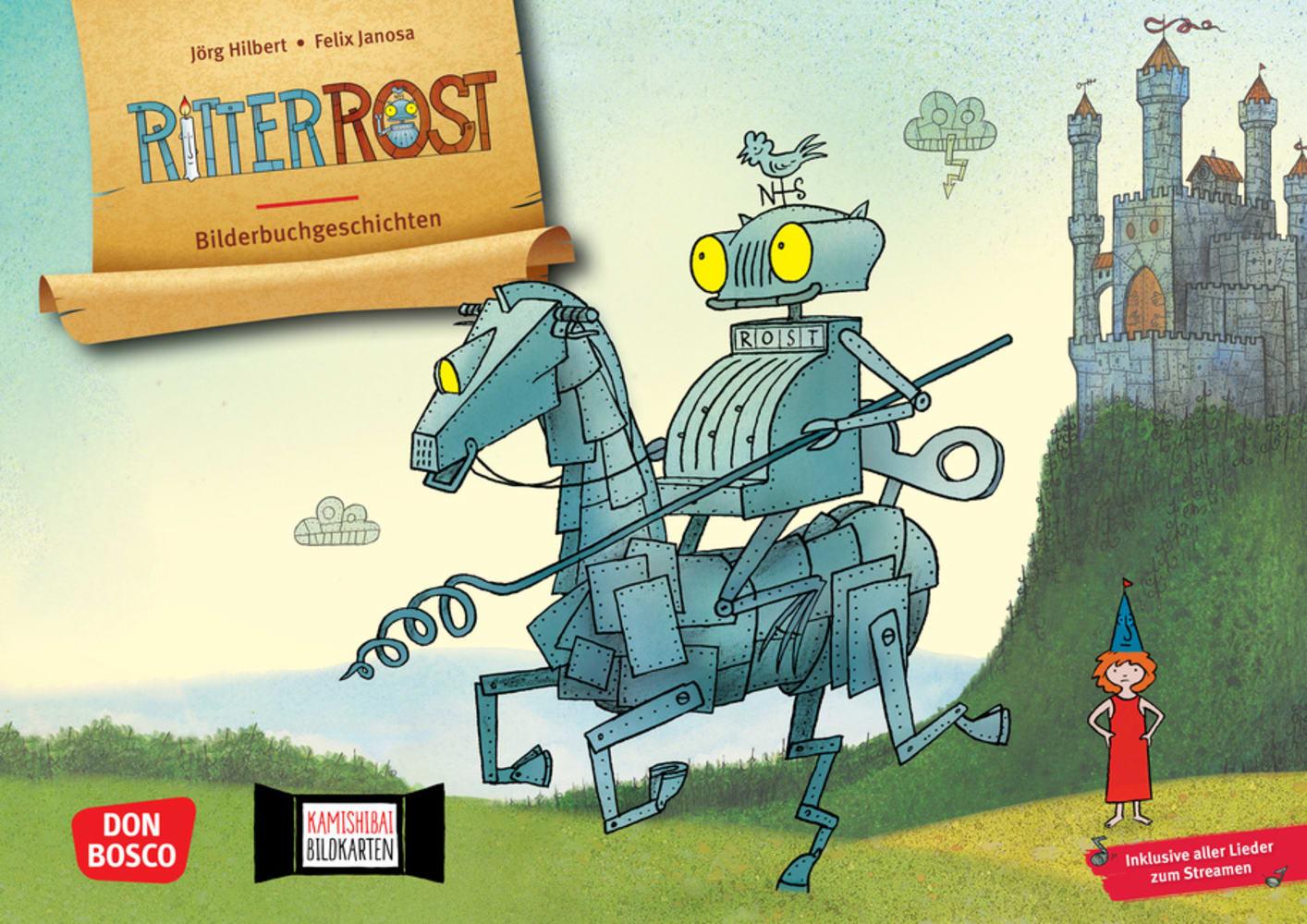 Vorderes Coverbild Ritter Rost. Kamishibai Bildkartenset
