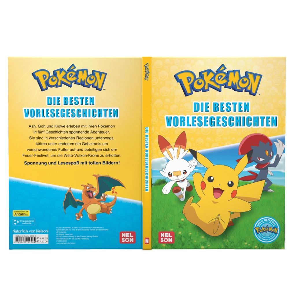 Beispielinhalt (Bild) Pokémon Vorlesebuch: Die besten Pokémon-Vorlesegeschichten