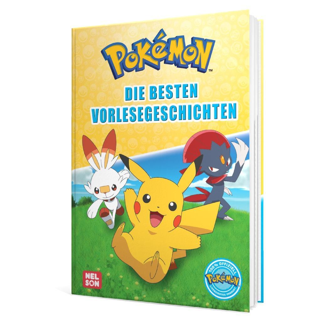 Beispielinhalt (Bild) Pokémon Vorlesebuch: Die besten Pokémon-Vorlesegeschichten