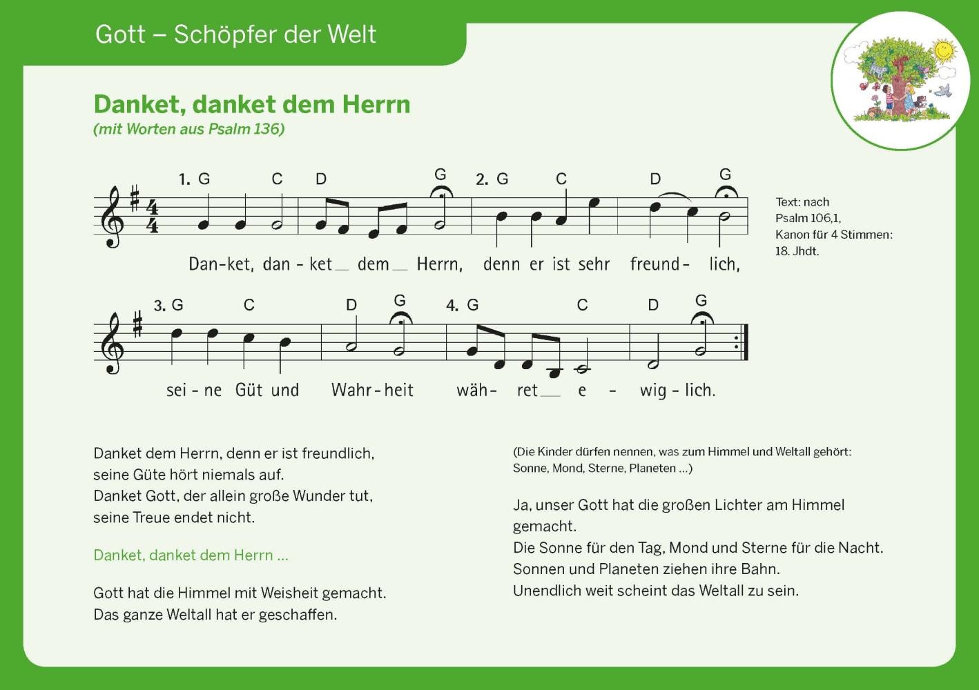 Beispielinhalt (Bild) Gott ist bei mir