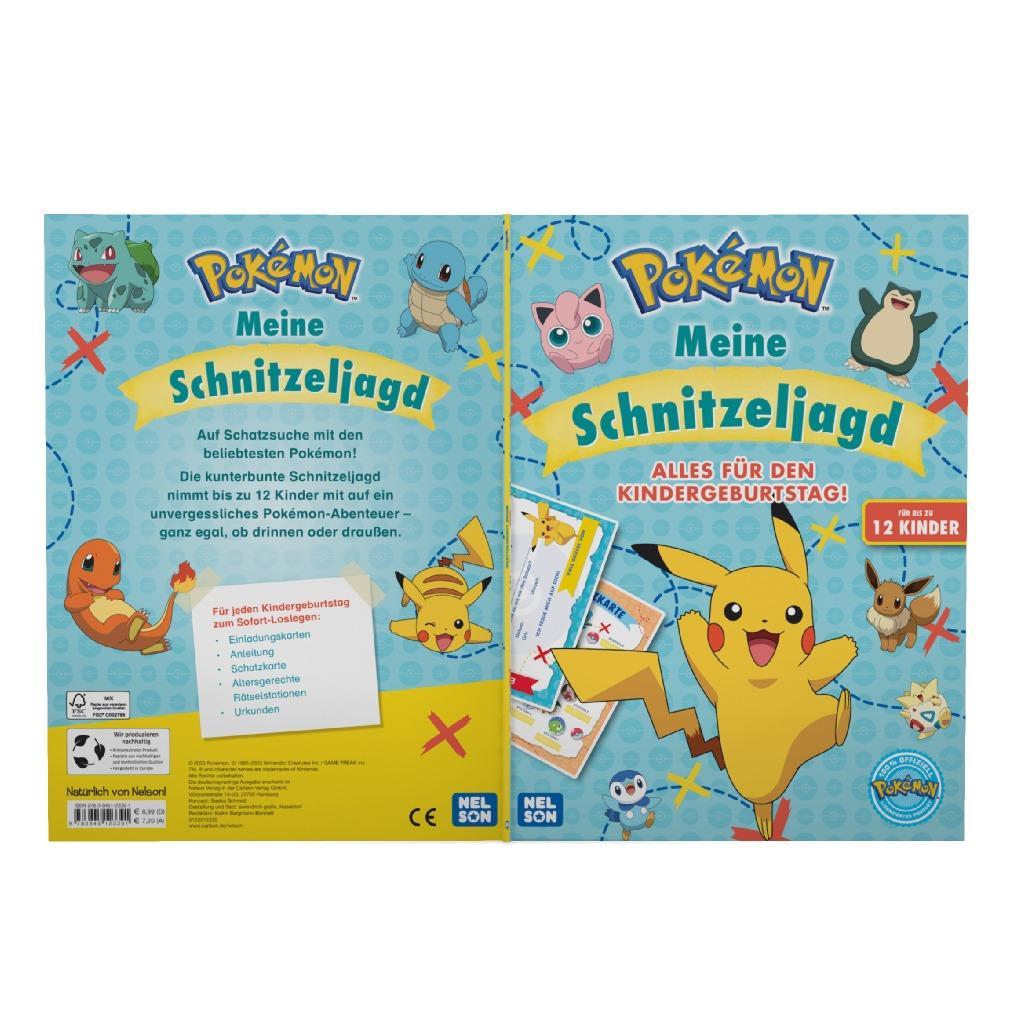 Beispielinhalt (Bild) Pokémon Activity-Buch: Meine Schnitzeljagd