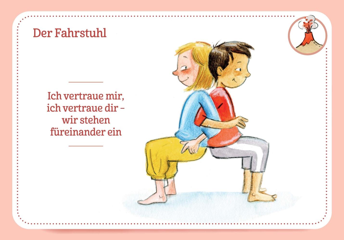 Beispielinhalt (Bild) 30 Kinderyoga-Partnerübungen für Koordination, Kommunikation und Konzentration