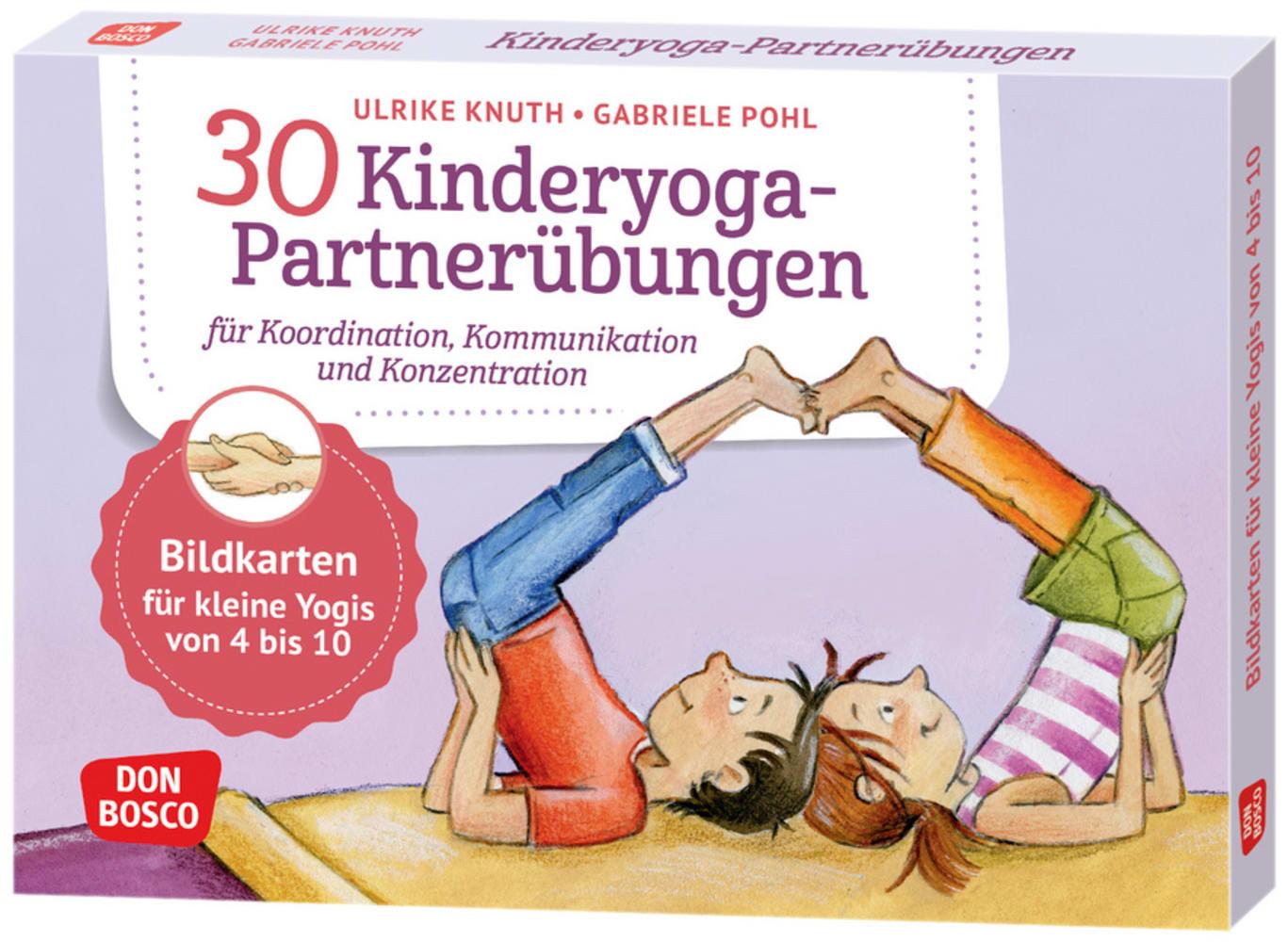 Vorderes Coverbild 30 Kinderyoga-Partnerübungen für Koordination, Kommunikation und Konzentration