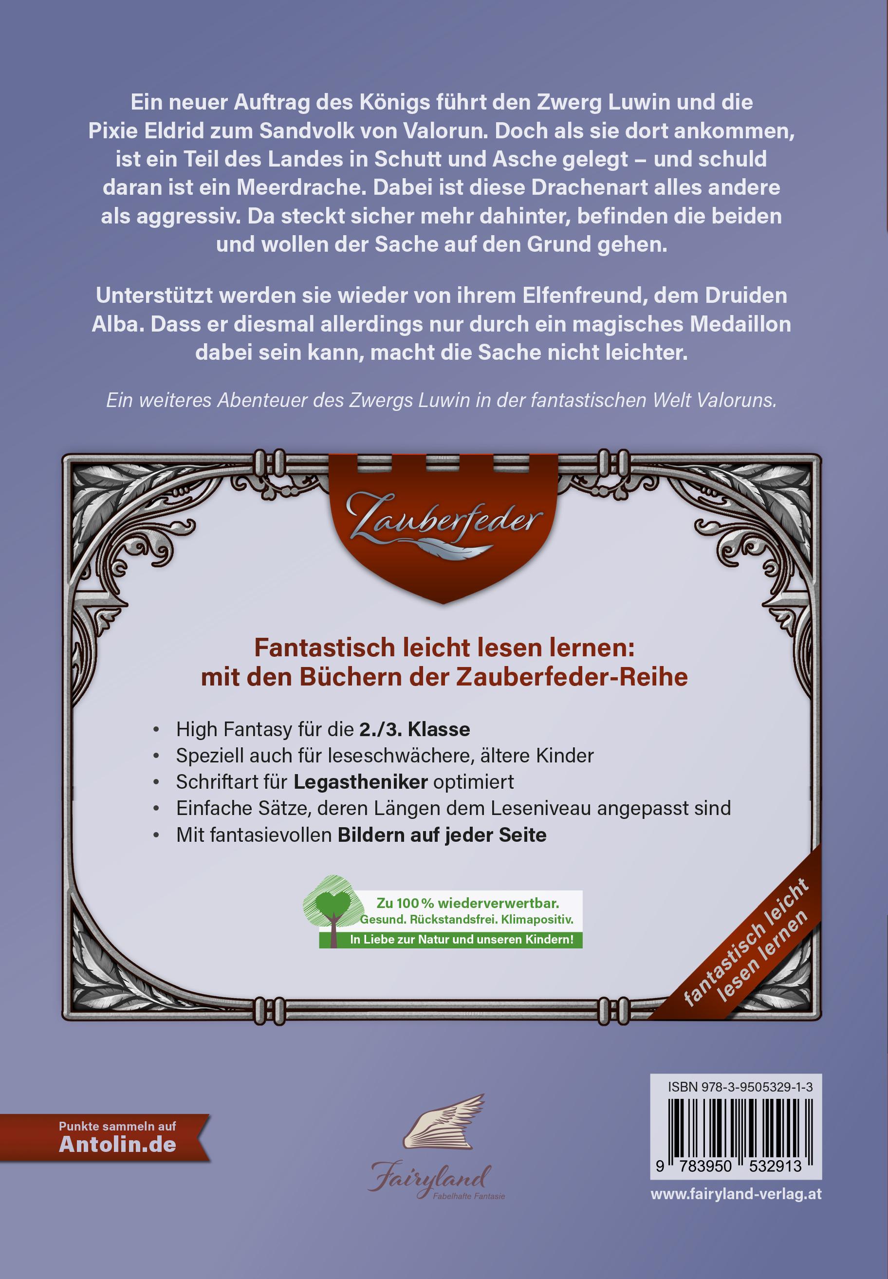 Rückseitencover Der Zorn des Meerdrachen