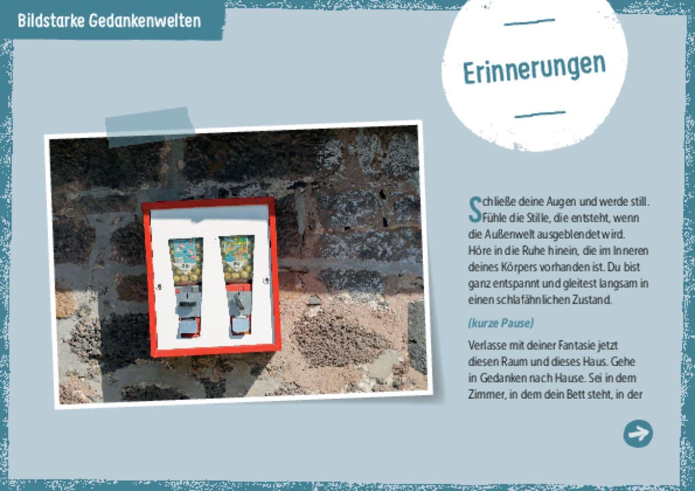 Beispielinhalt (Bild) 30 Fantasiereisen und Entspannungsübungen
