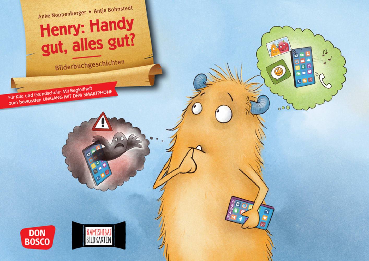 Vorderes Coverbild Henry: Handy gut, alles gut? Kamishibai Bildkartenset