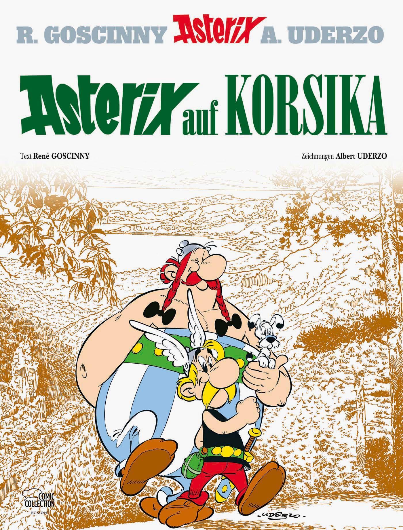 Vorderes Coverbild Asterix 20. Asterix auf Korsika