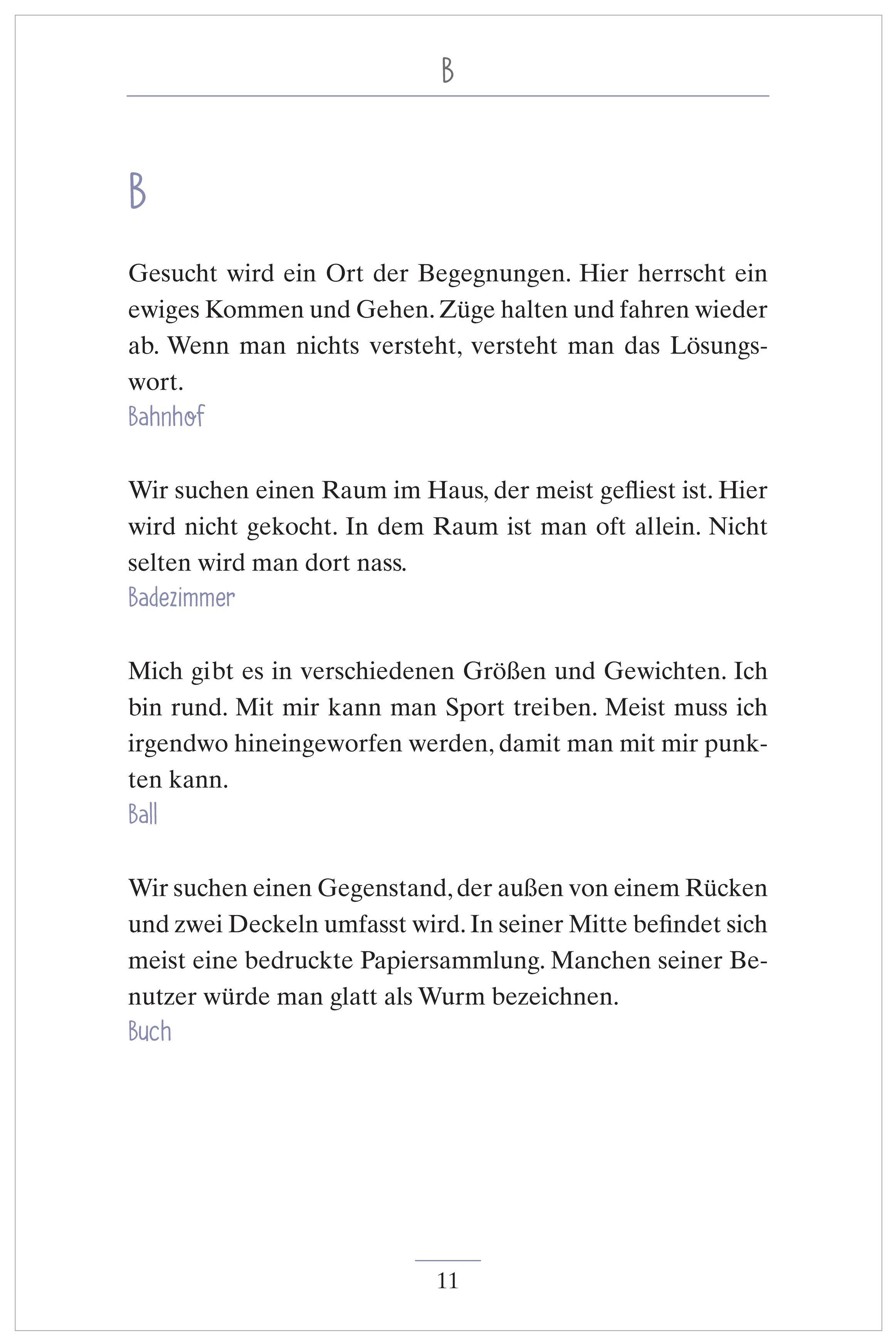 Beispielinhalt (Bild) ABC-Rätsel für Senioren