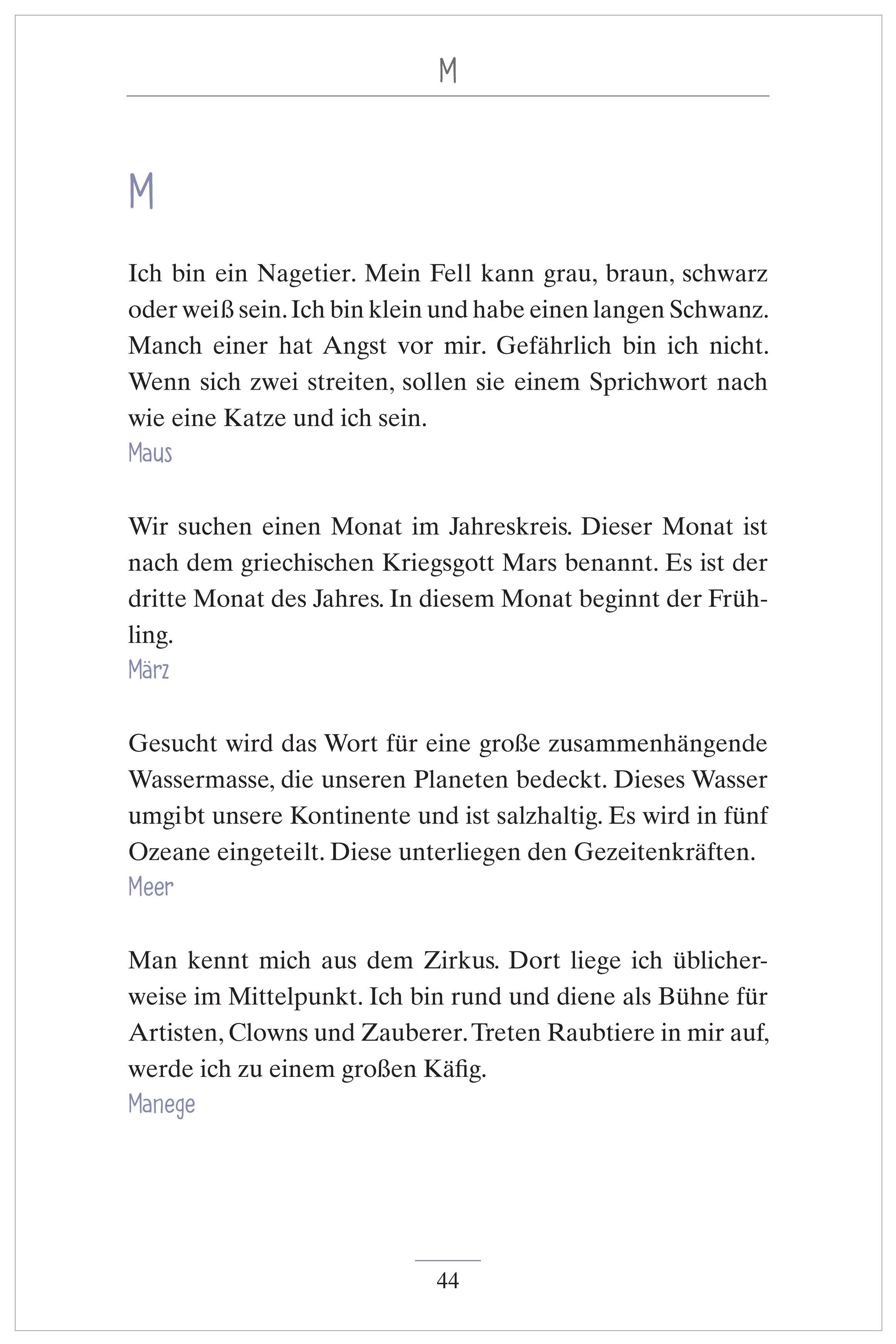 Beispielinhalt (Bild) ABC-Rätsel für Senioren