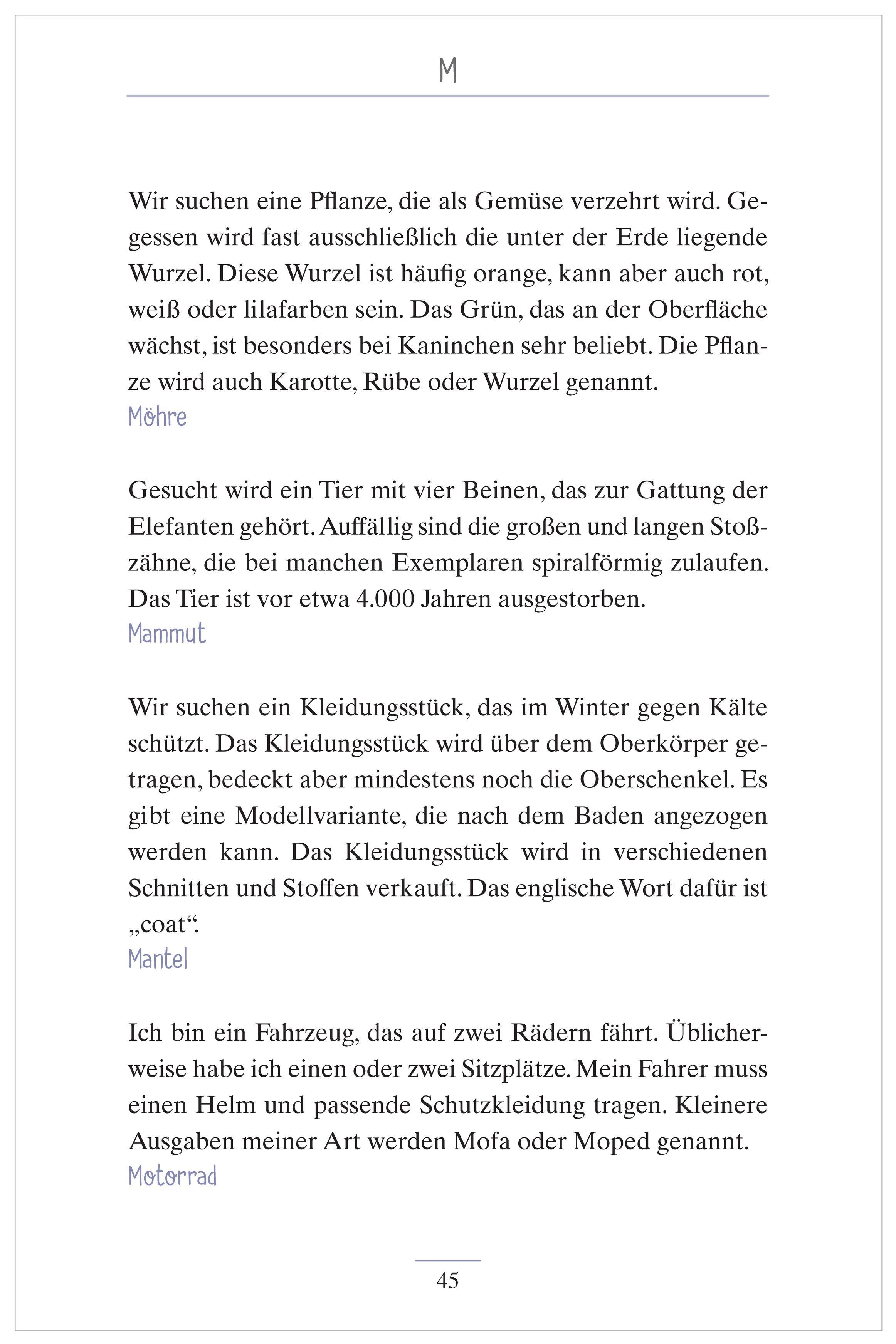 Beispielinhalt (Bild) ABC-Rätsel für Senioren