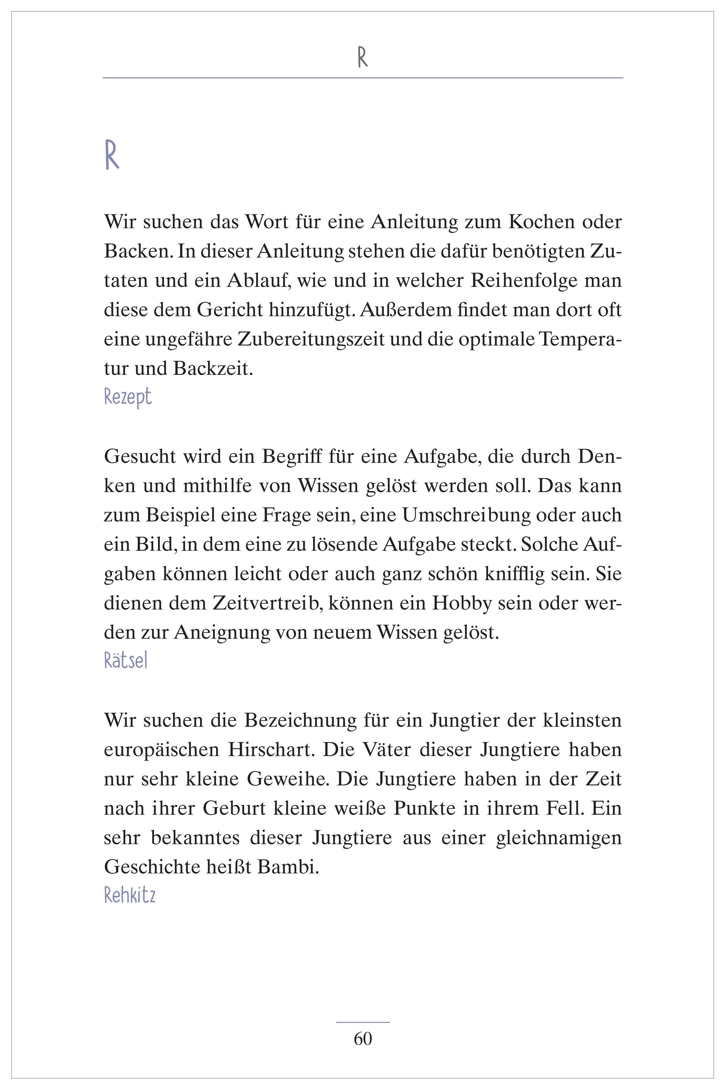 Beispielinhalt (Bild) ABC-Rätsel für Senioren