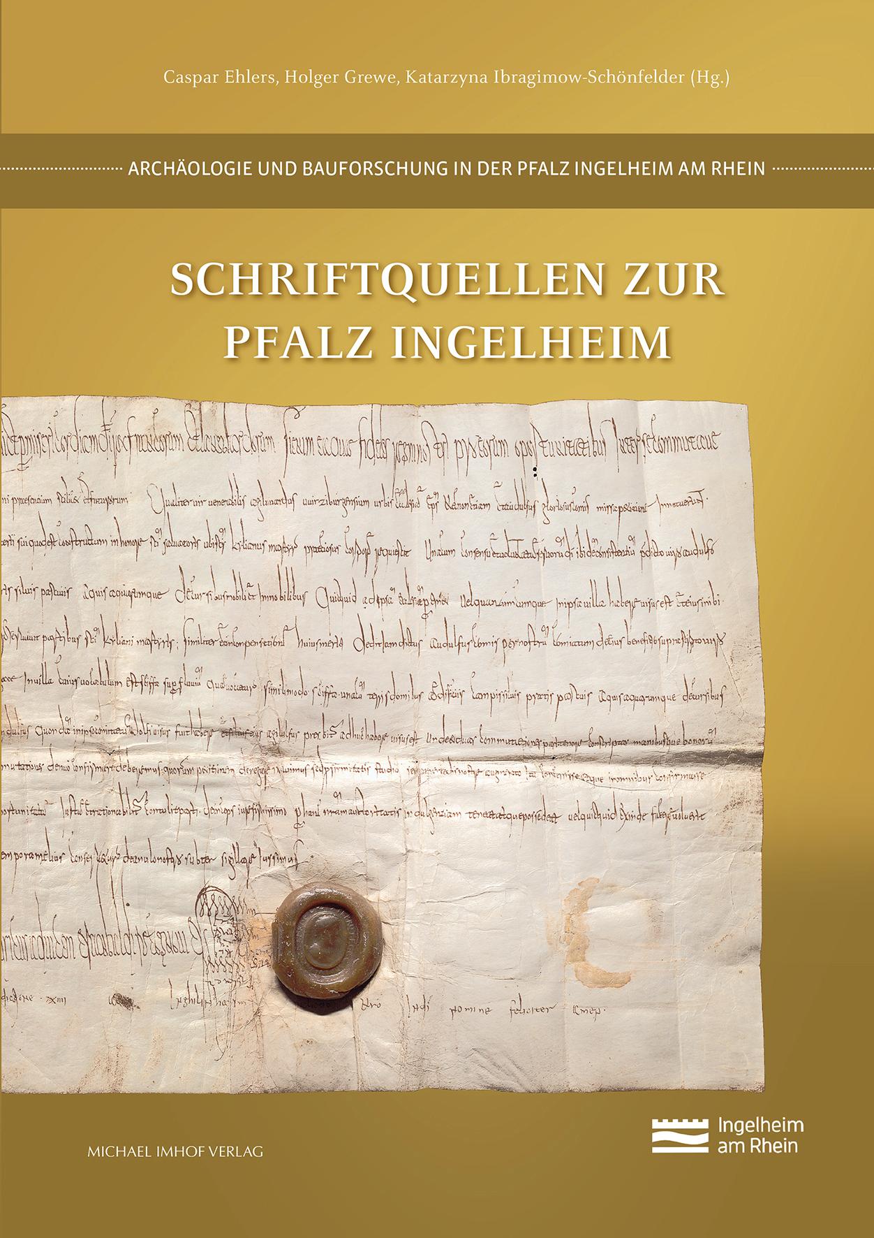 Vorderes Coverbild Schriftquellen zur Pfalz Ingelheim