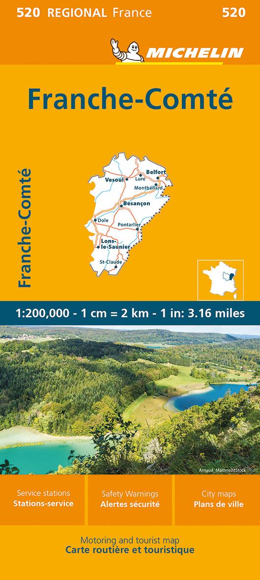 Vorderes Coverbild Michelin Franche-Comte