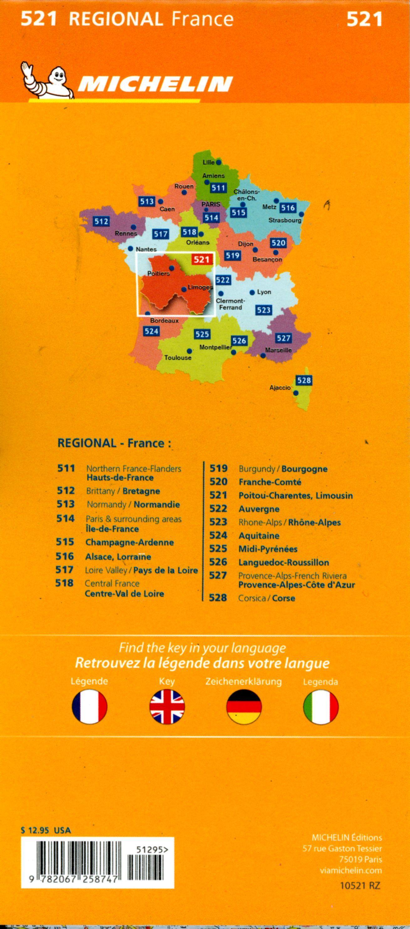 Beispielinhalt (Bild) Michelin Poitou-Charentes