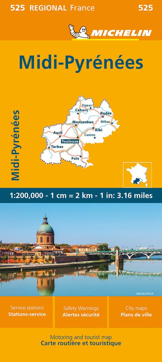 Vorderes Coverbild Michelin Midi-Pyrenees