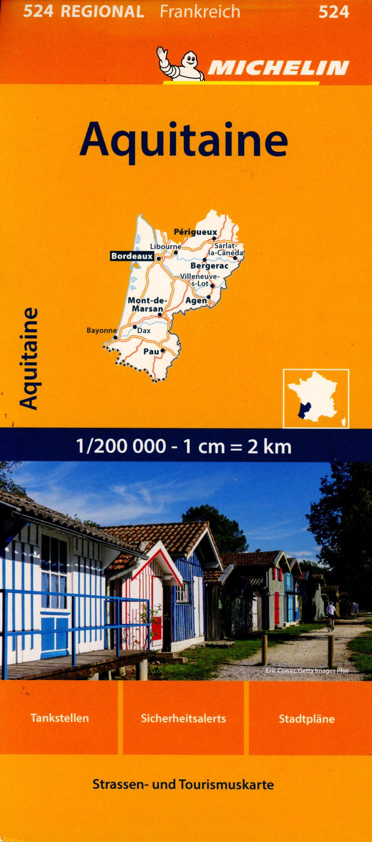 Vorderes Coverbild Michelin Aquitaine