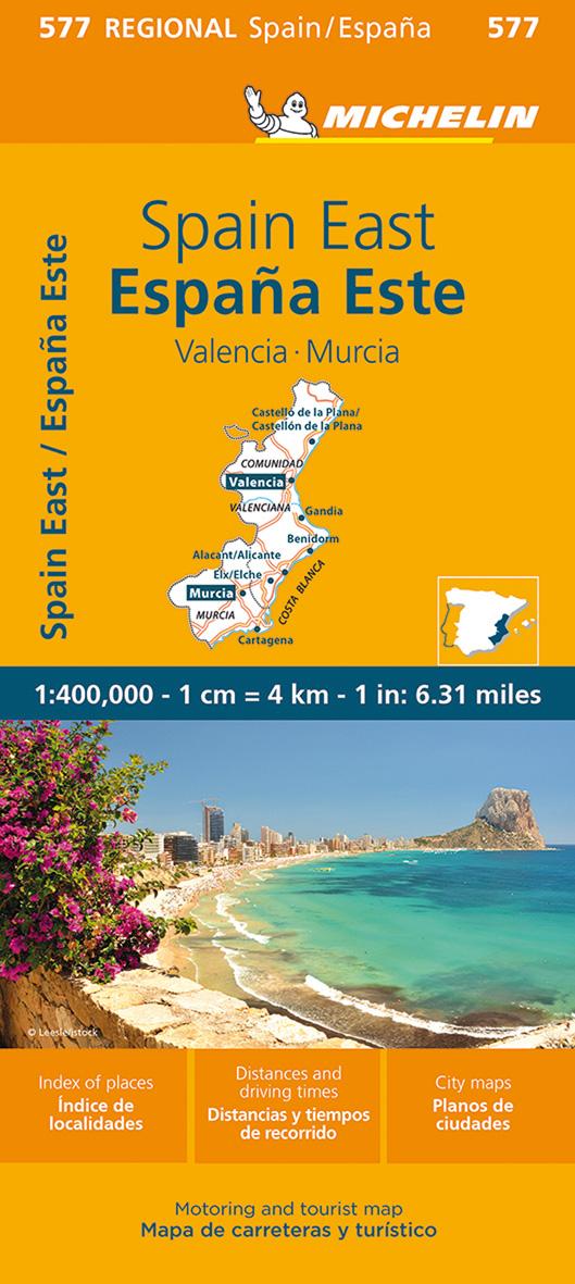 Vorderes Coverbild Michelin Valencia, Murcia