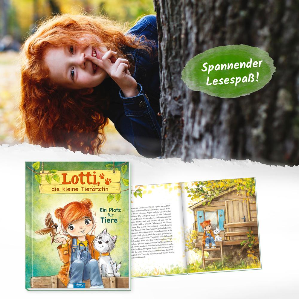 Beispielinhalt (Bild) Trötsch Lotti, die kleine Tierärztin Ein Platz für Tiere