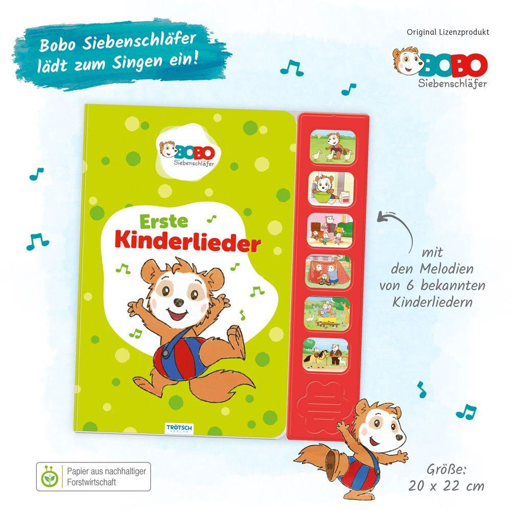 Beispielinhalt (Bild) Trötsch Bobo Siebenschläfer Soundbuch Erste Kinderlieder