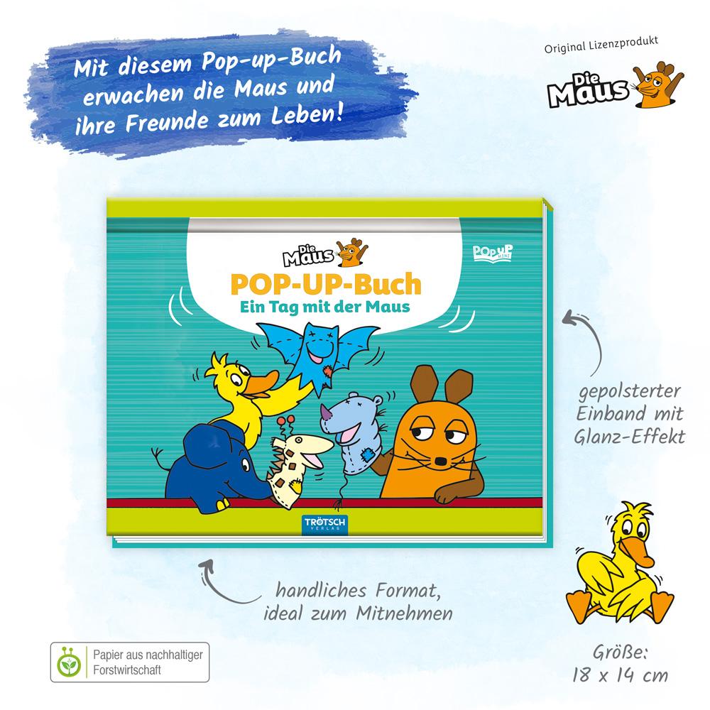 Beispielinhalt (Bild) Trötsch Die Maus Pop-up-Buch