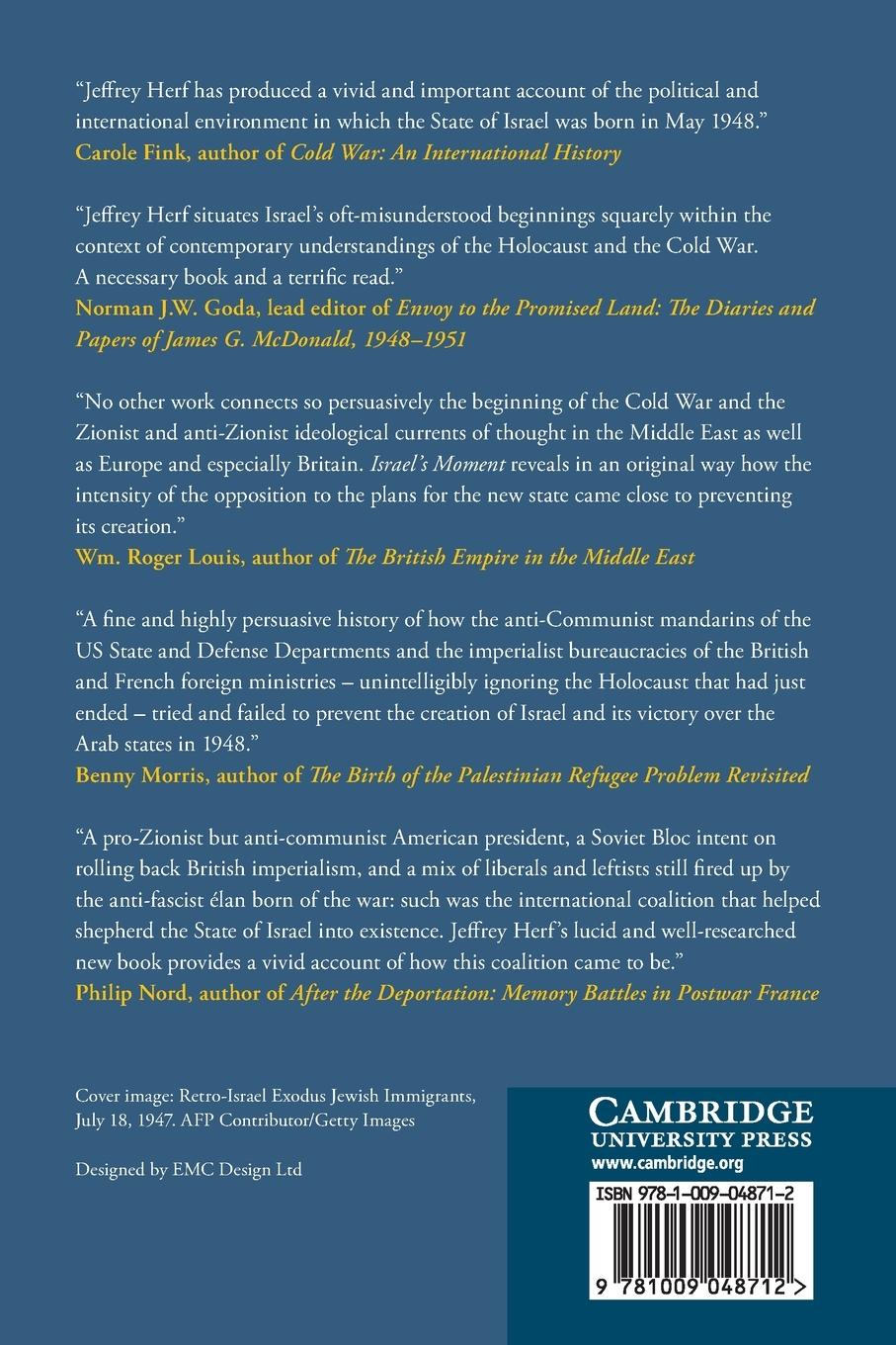 Rückseitencover Israel's Moment