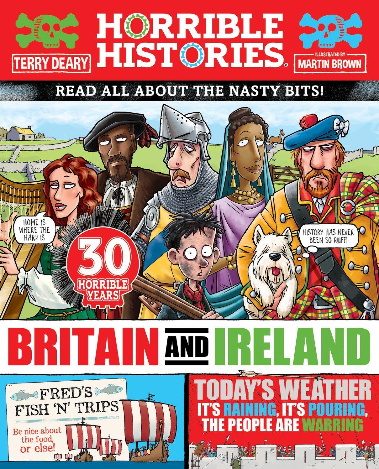 Vorderes Coverbild Horrible History of Britain and Ireland (newspaper edition)