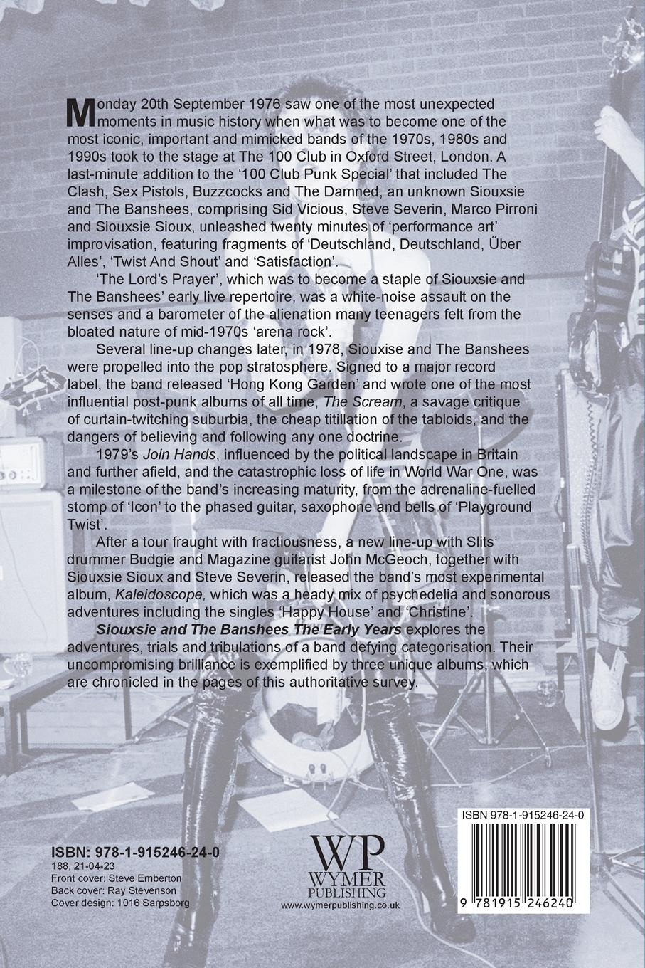 Rückseitencover Siouxsie and the Banshees - The Early Years