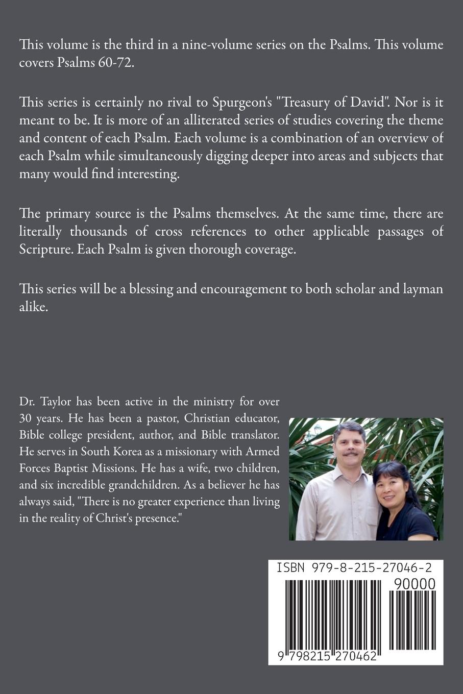 Rückseitencover Golden Truths from the Psalms - Volume III - Psalms 60-72