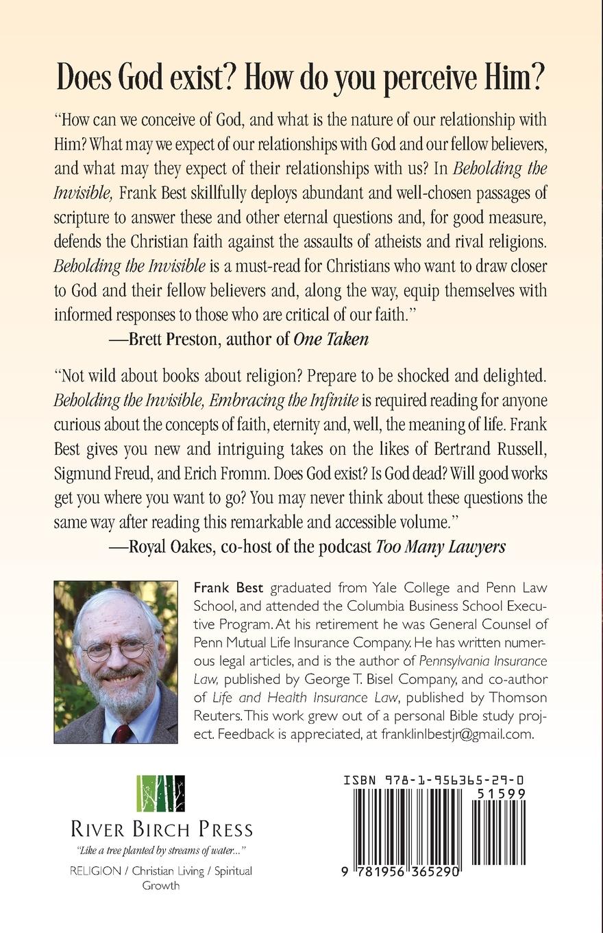 Rückseitencover Beholding the Invisible; Embracing the Infinite