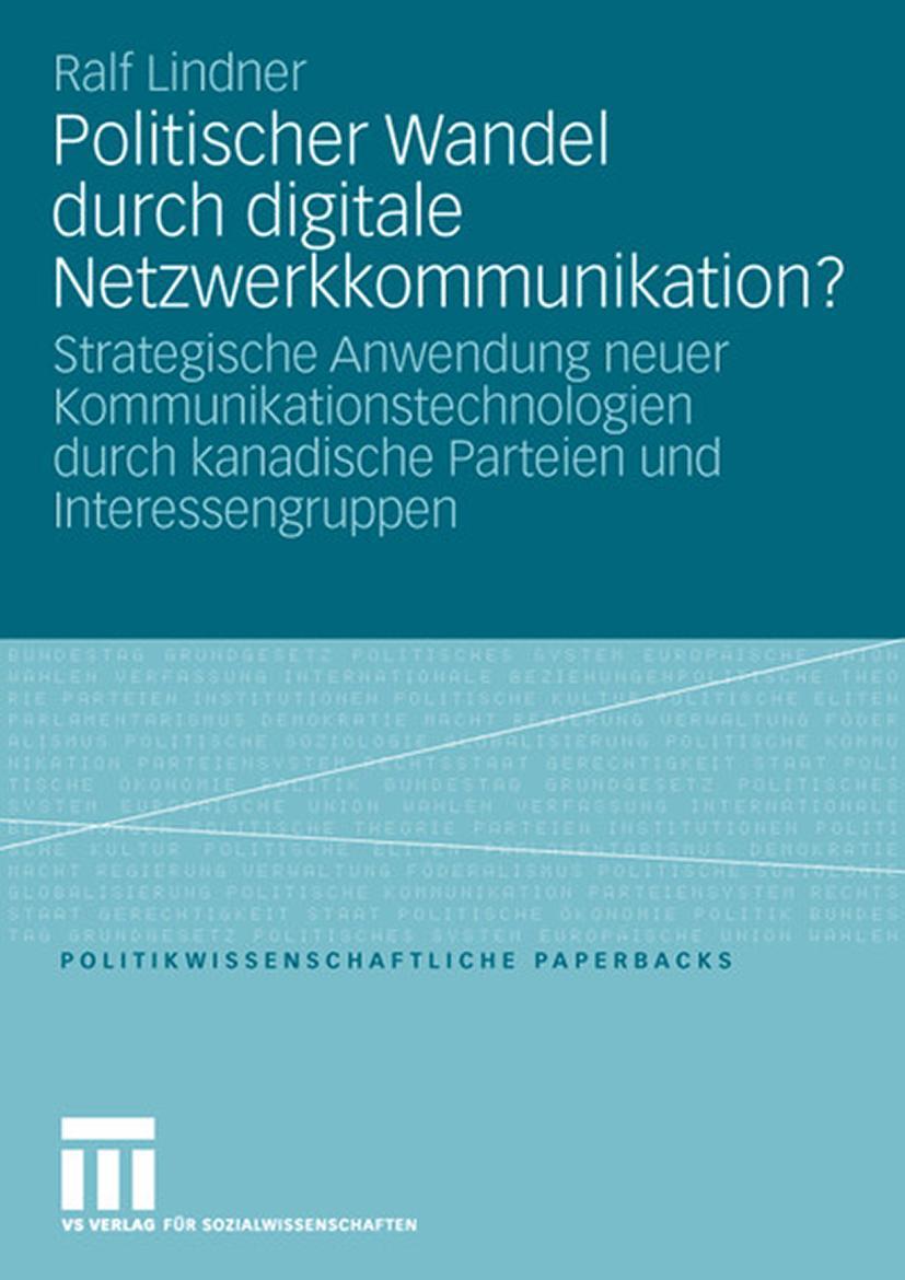 Vorderes Coverbild Politischer Wandel durch digitale Netzwerkkommunikation?