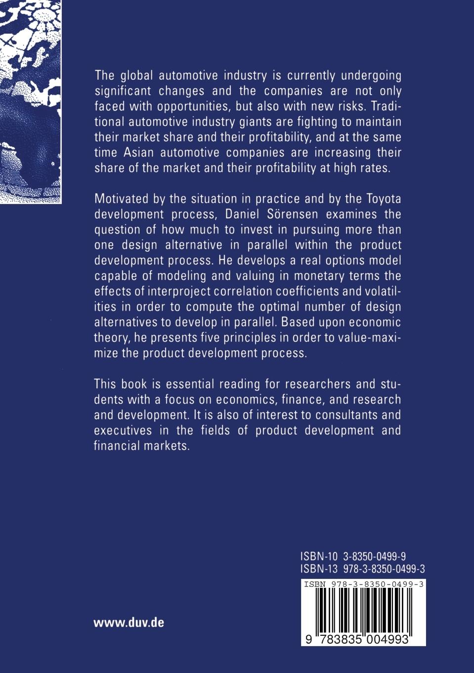 Rückseitencover The Automotive Development Process