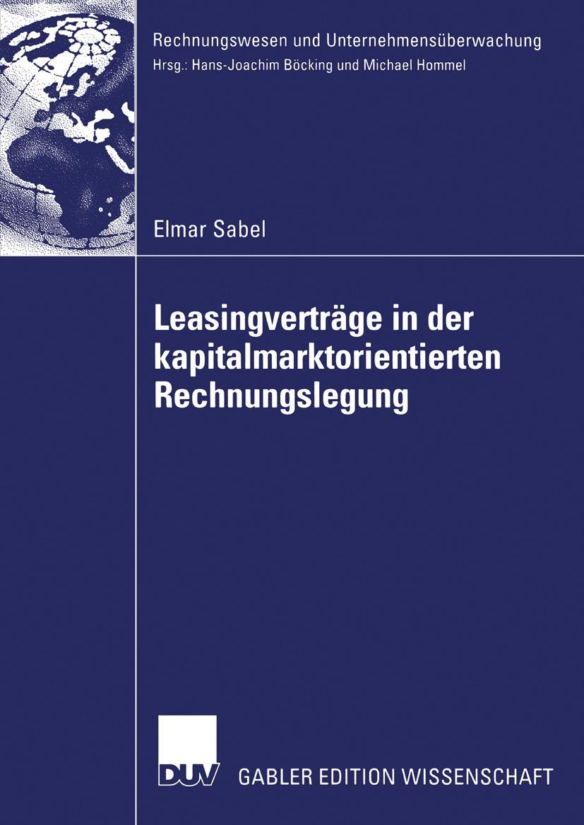 Vorderes Coverbild Leasingverträge in der kapitalmarktorientierten Rechnungslegung