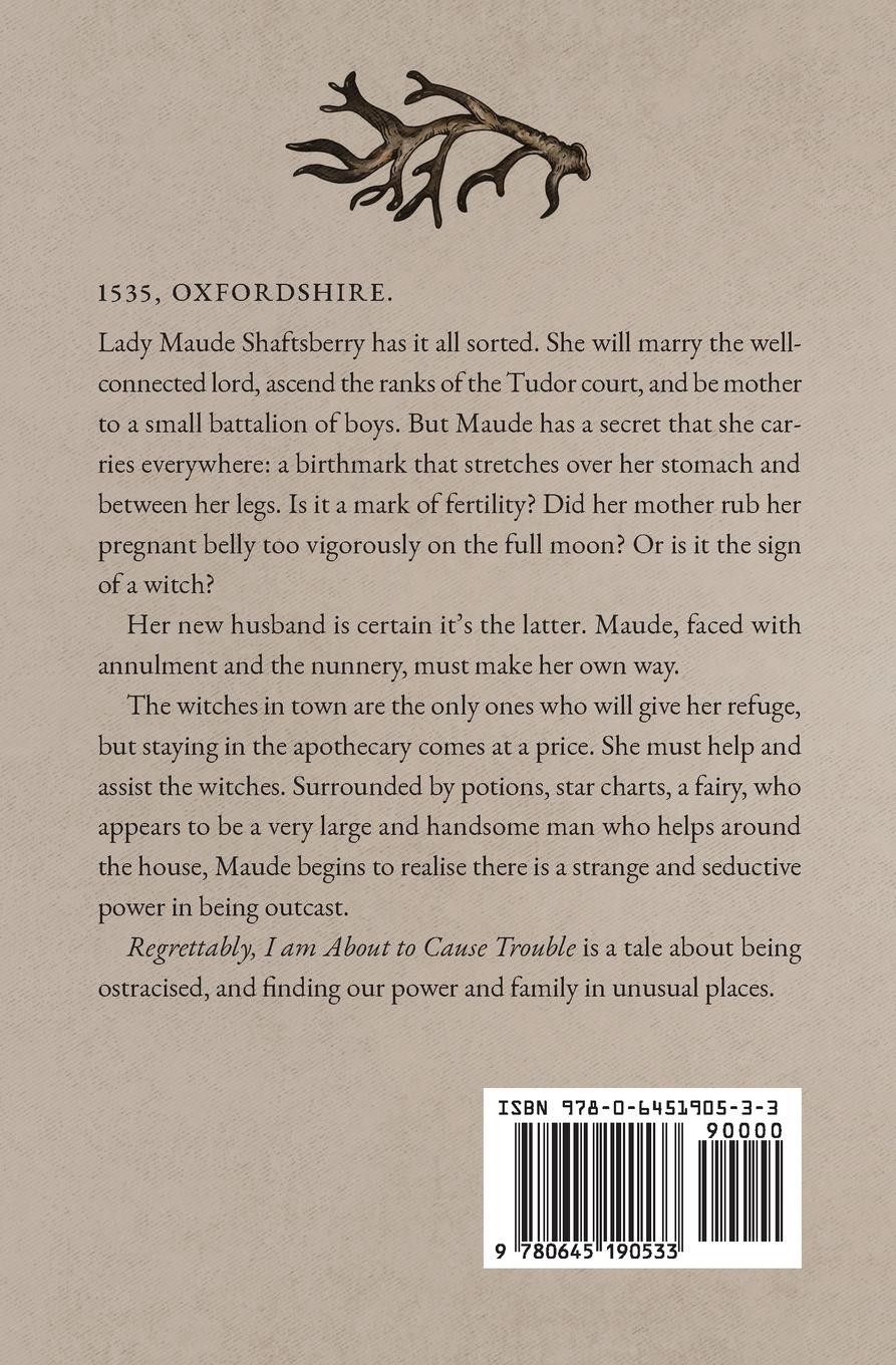 Rückseitencover Regrettably, I am About to Cause Trouble