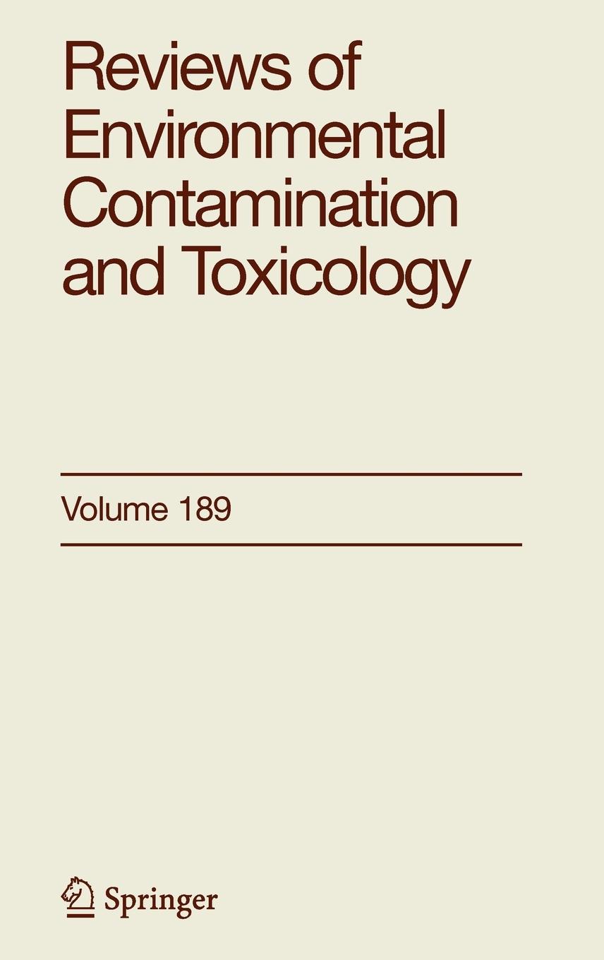 Vorderes Coverbild Reviews of Environmental Contamination and Toxicology 189