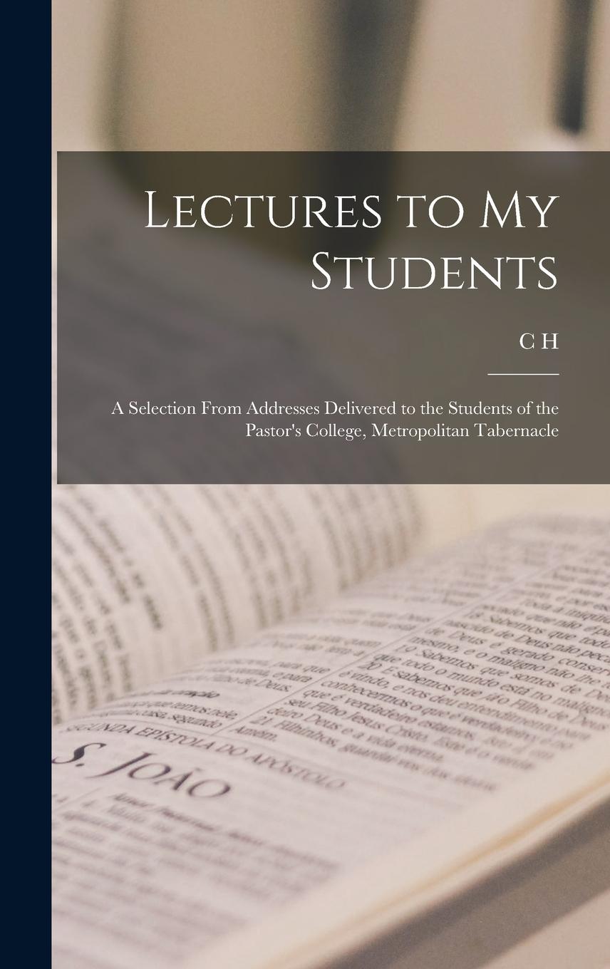 Vorderes Coverbild Lectures to my Students