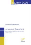 Vorderes Coverbild Korruption in Deutschland