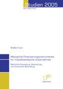 Vorderes Coverbild Mezzanine Finanzierungsinstrumente für mittelständische Unternehmen