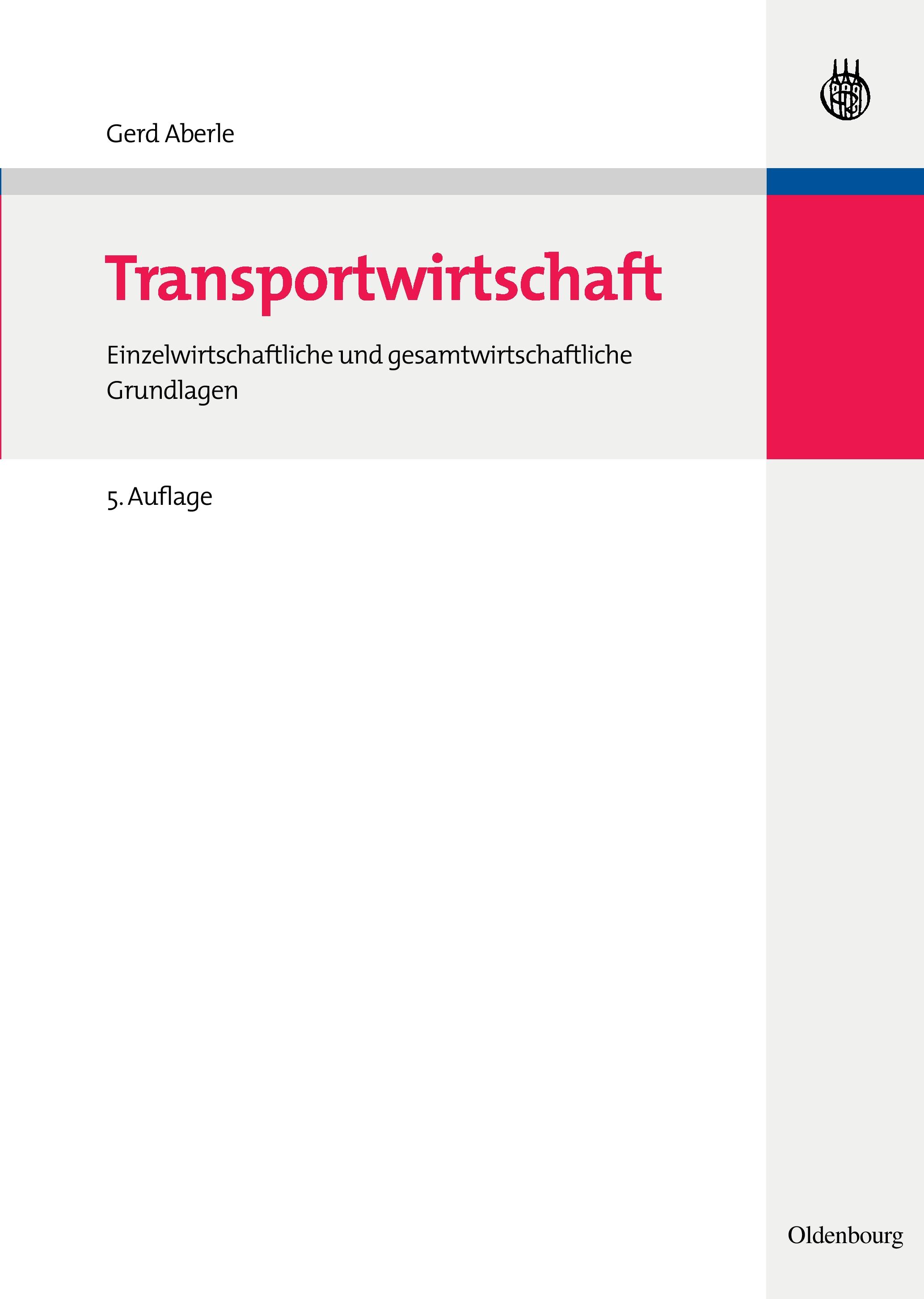 Vorderes Coverbild Transportwirtschaft