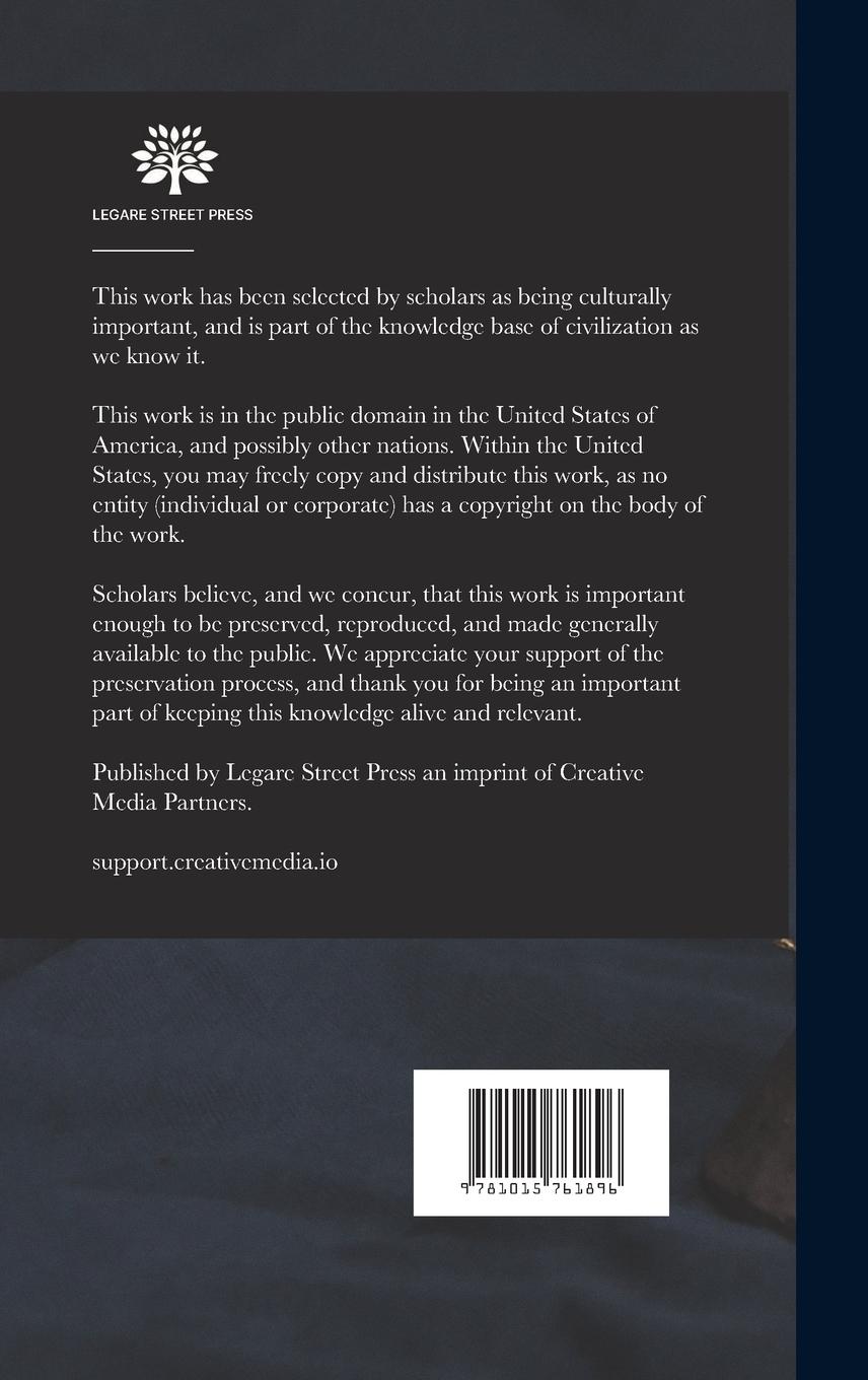 Rückseitencover The Chronic Diseases; Their Specific Nature and Homoeopathic Treatment; Volume 1