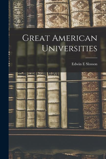 Vorderes Coverbild Great American Universities