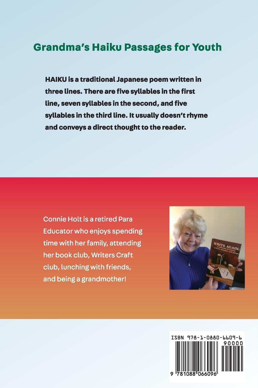 Rückseitencover Grandma's Haiku Passages for Youth
