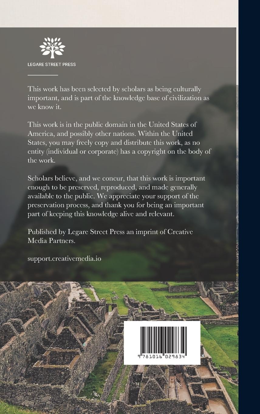 Rückseitencover Explorations and Adventures in Honduras