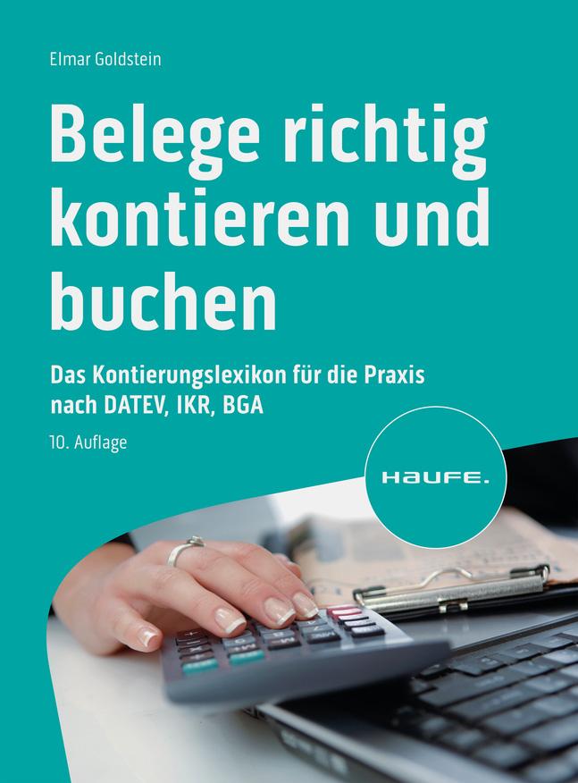 Vorderes Coverbild Belege richtig kontieren und buchen